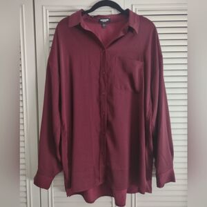 Express Portofino Boyfriend Fit Button Down